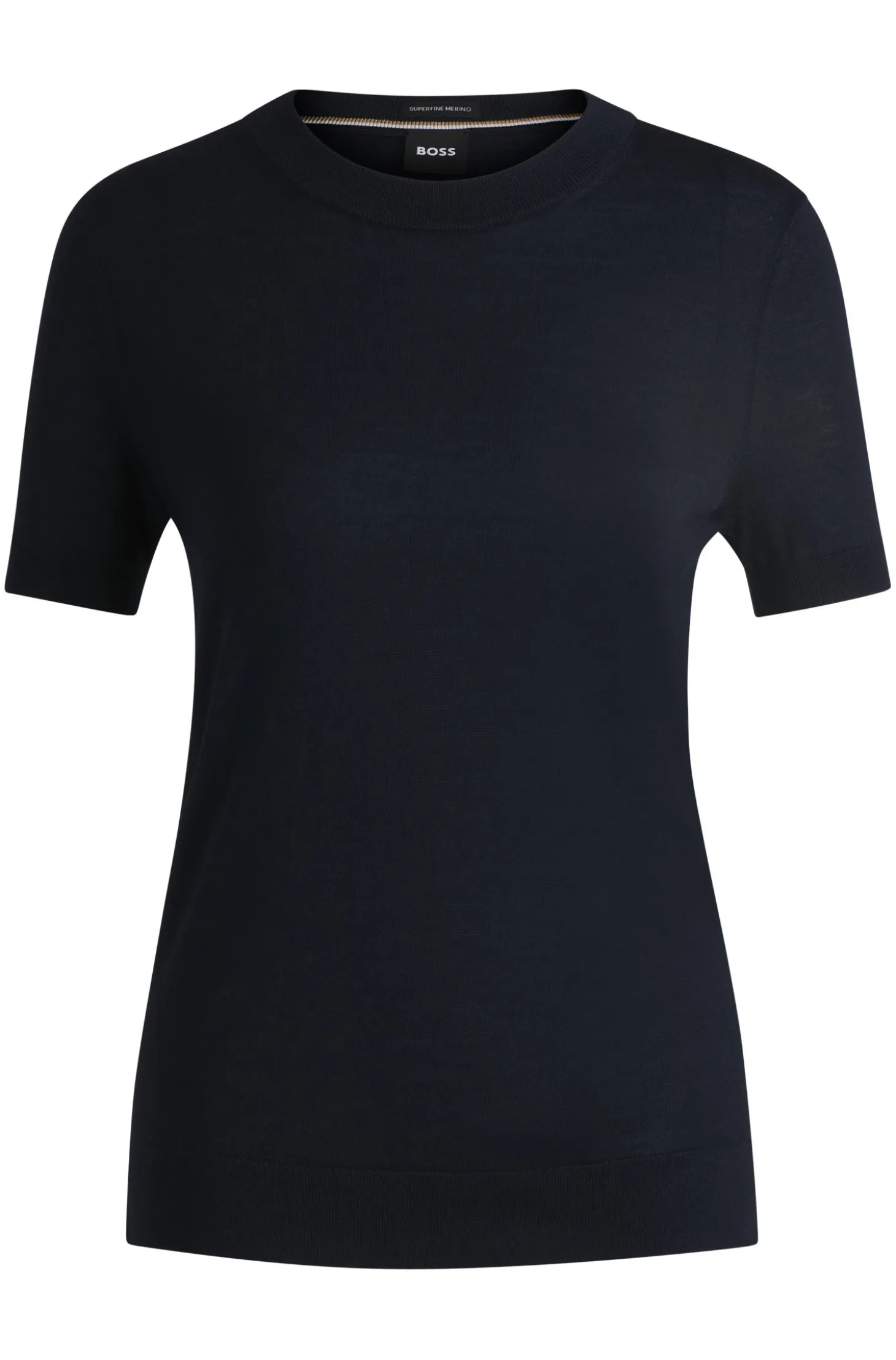 Strick-T-Shirt aus Merinowolle