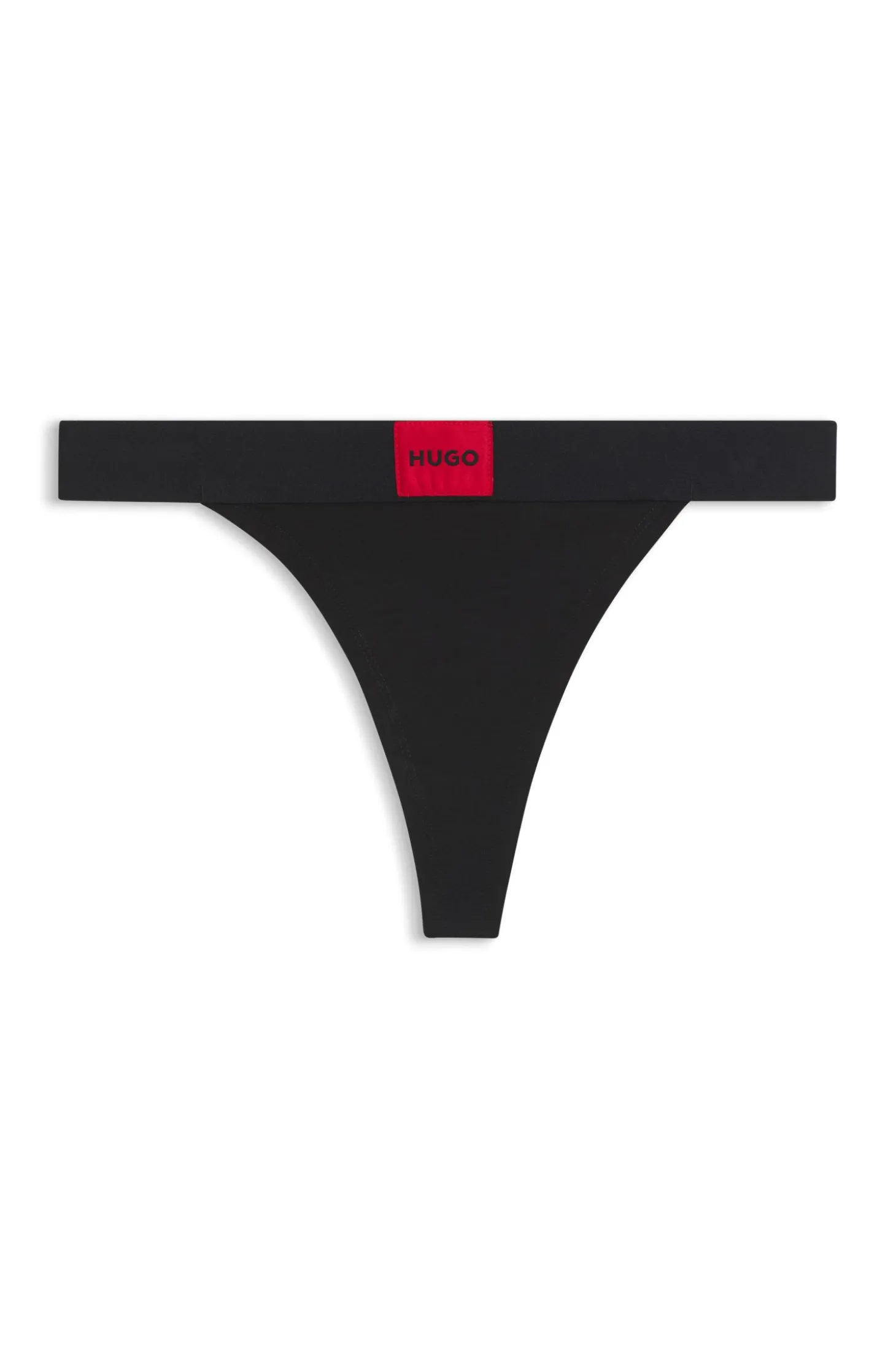 String aus Stretch-Baumwolle mit rotem Logo