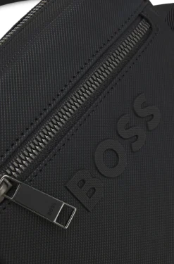 Strukturierte Reporter-Tasche mit tonalem Logo