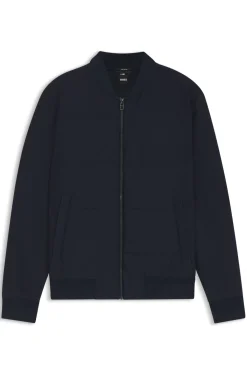 Sweatjacke mit Reißverschluss und gepolsterter Vorderseite