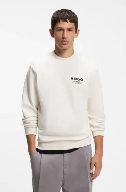 Sweatshirt aus Baumwoll-French-Terry mit markantem Logo-Print