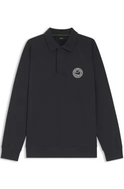 Sweatshirt aus Baumwoll-Mix mit Tennis-Artwork