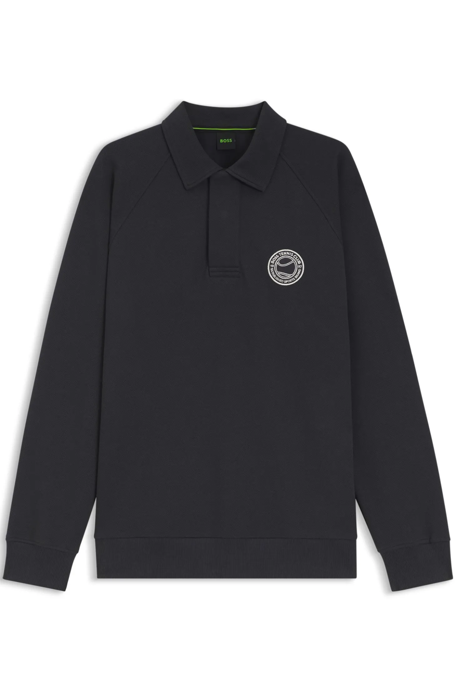 Sweatshirt aus Baumwoll-Mix mit Tennis-Artwork
