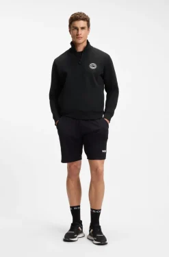 Sweatshirt aus Baumwoll-Mix mit Tennis-Artwork