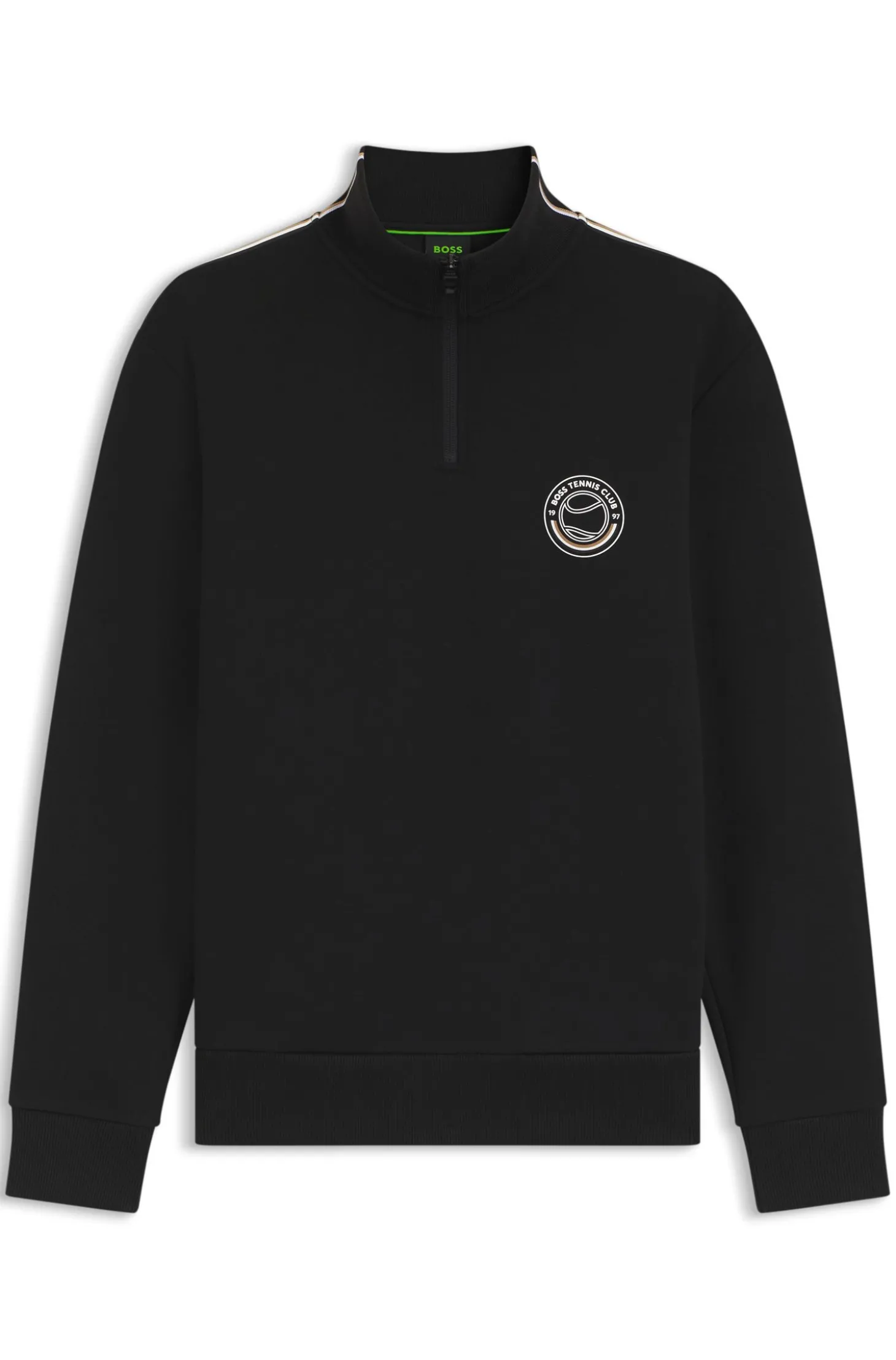 Sweatshirt aus Baumwoll-Mix mit Tennis-Artwork