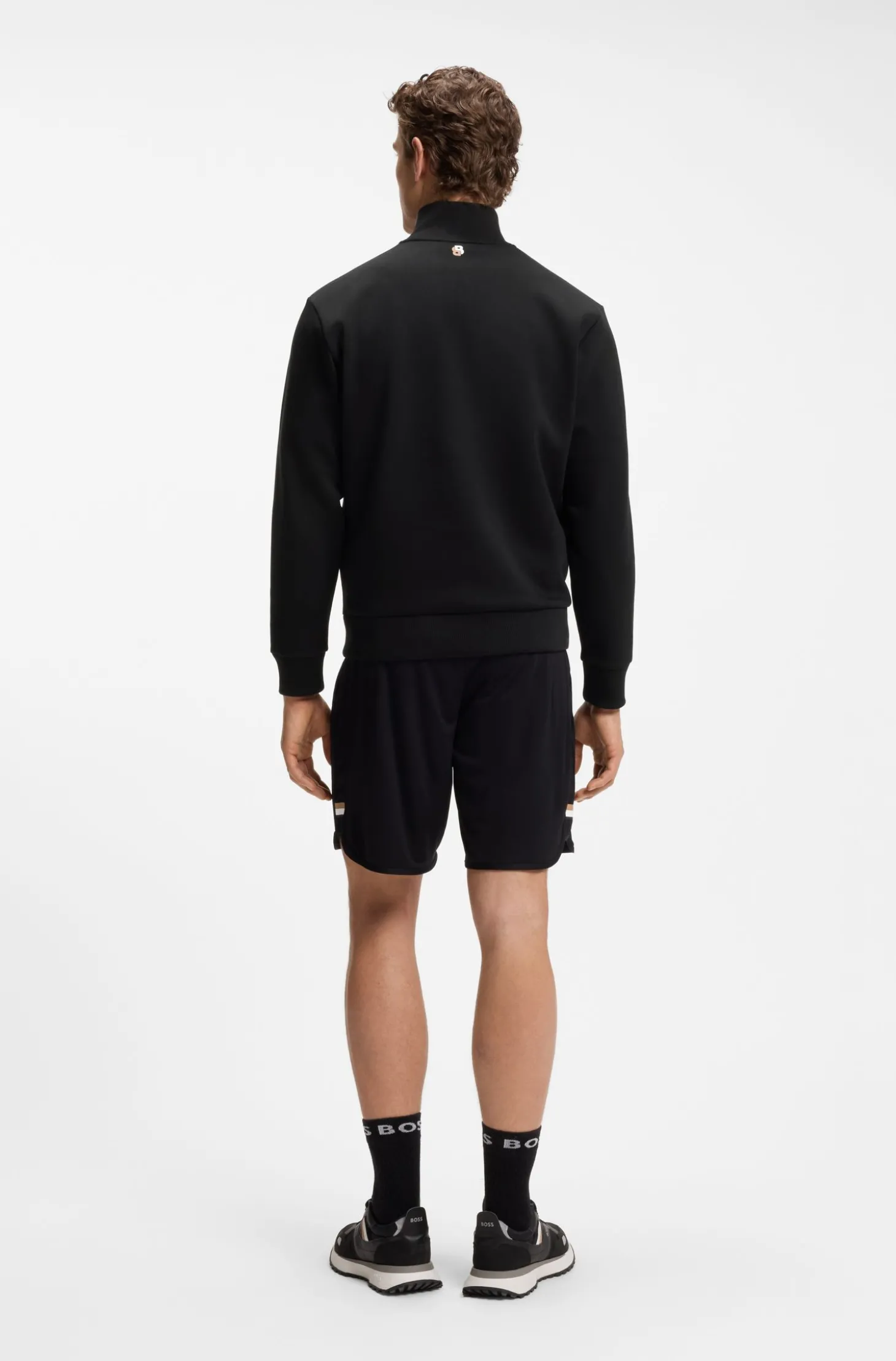 Sweatshirt aus Baumwoll-Mix mit Tennis-Artwork