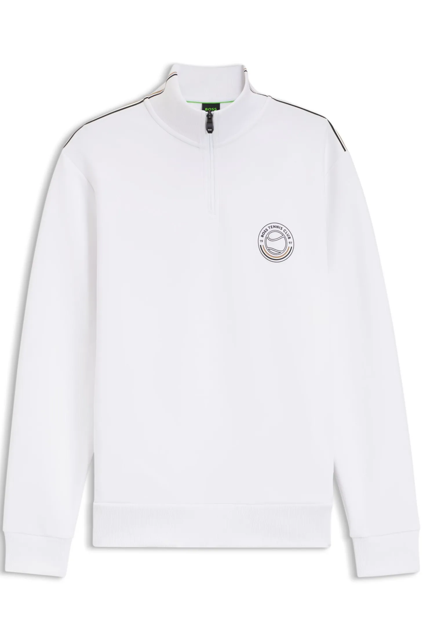 Sweatshirt aus Baumwoll-Mix mit Tennis-Artwork