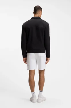 Sweatshirt aus Baumwoll-Mix mit Logo-Stickerei