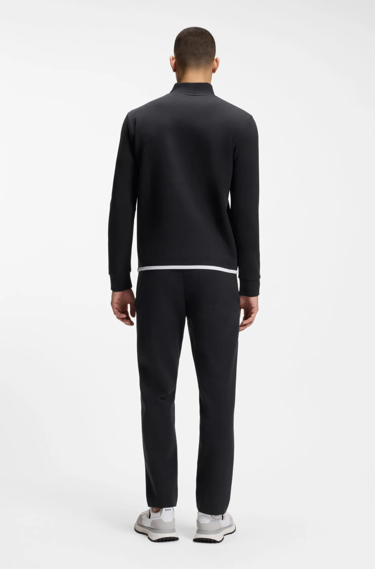 Sweatshirt aus Baumwoll-Mix mit Rundhalsausschnitt