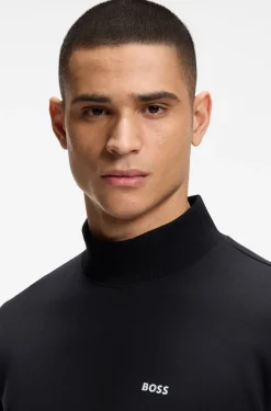 Sweatshirt aus Baumwoll-Mix mit Rundhalsausschnitt