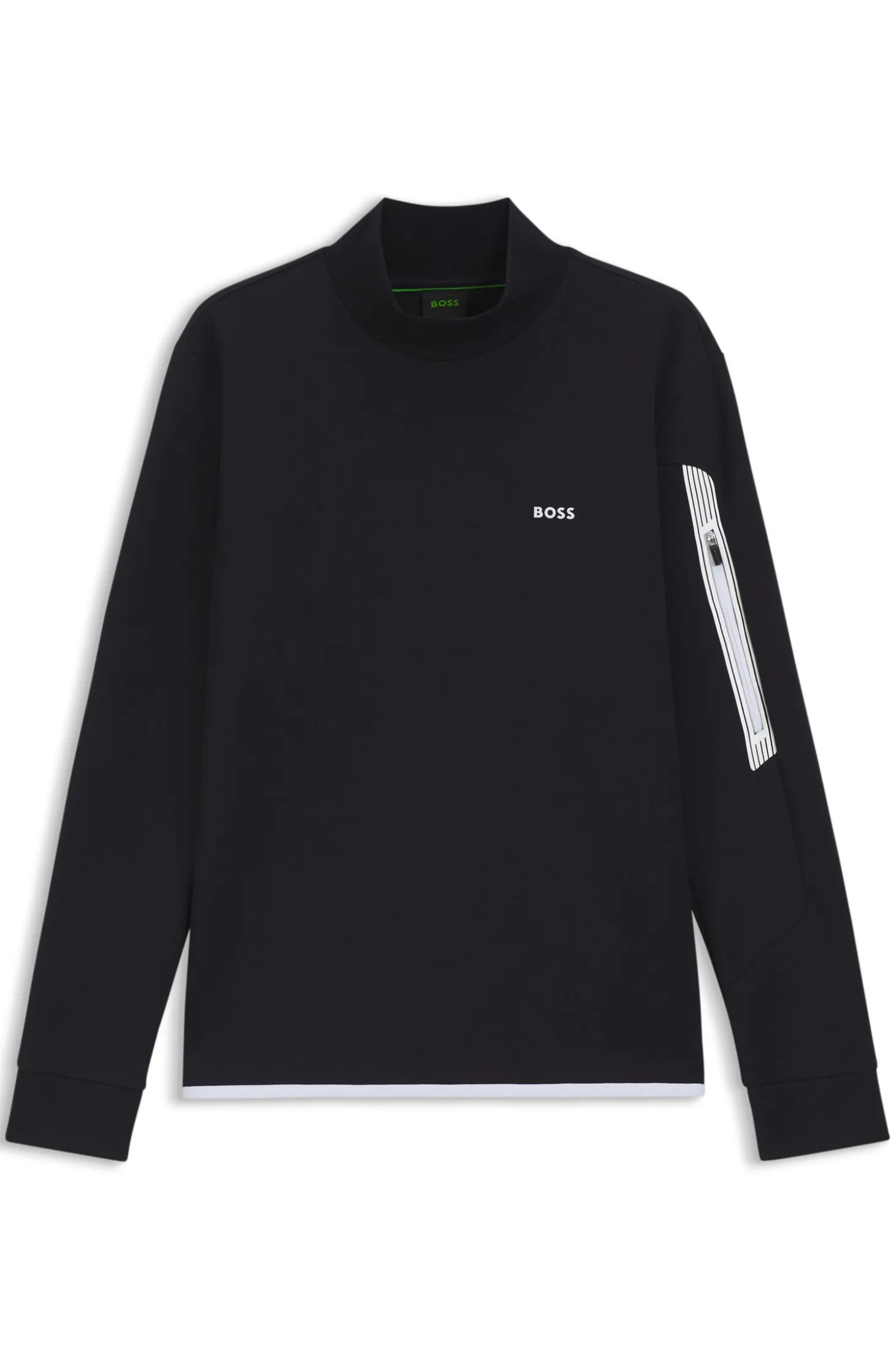 Sweatshirt aus Baumwoll-Mix mit Rundhalsausschnitt