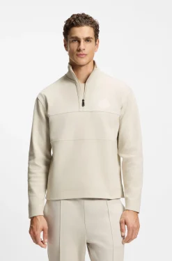 Sweatshirt aus Baumwoll-Mix mit Tennis-Logo