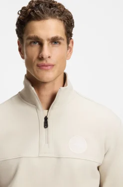 Sweatshirt aus Baumwoll-Mix mit Tennis-Logo