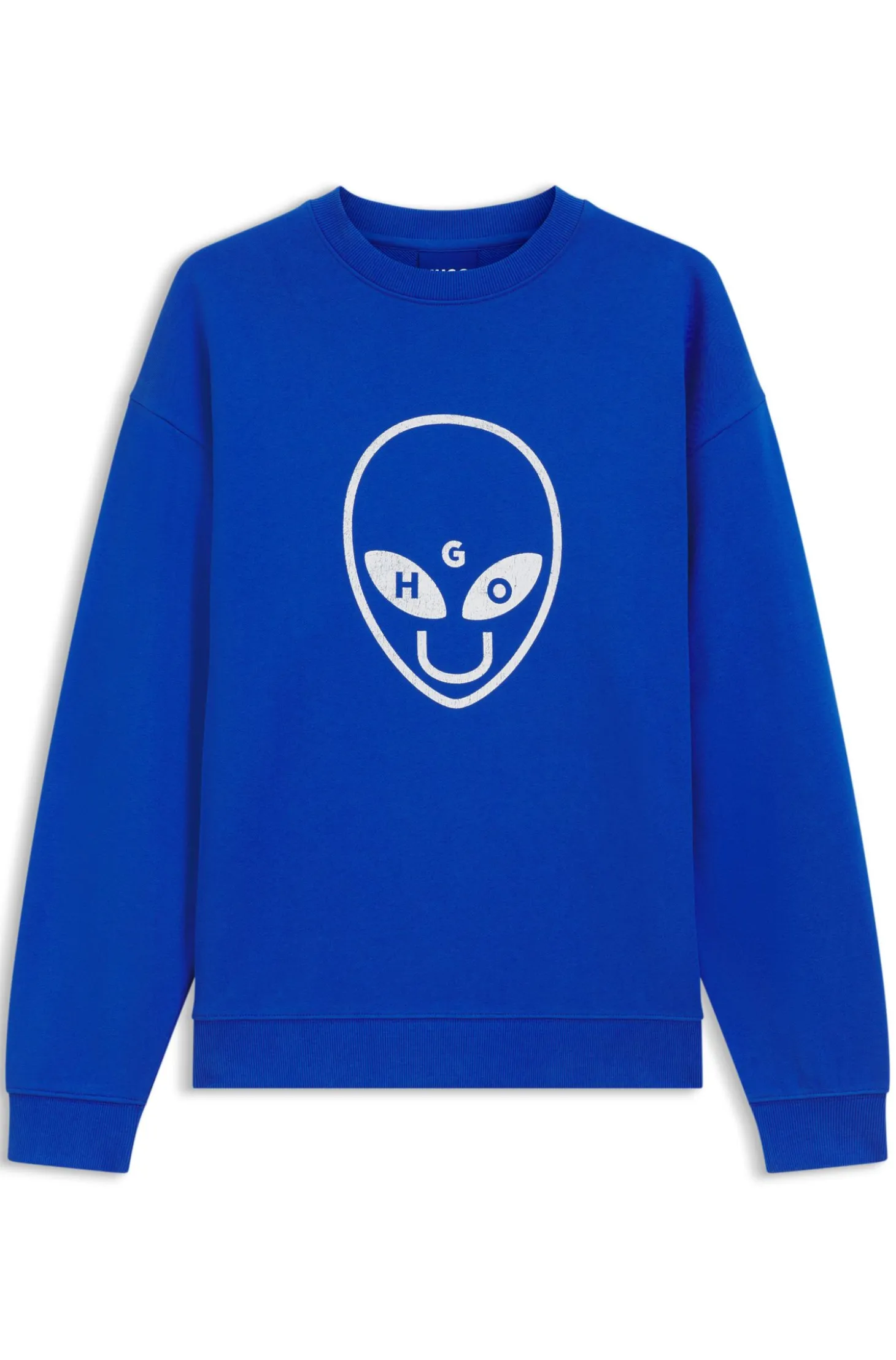 Sweatshirt aus Baumwoll-Terry mit Logo-Artwork