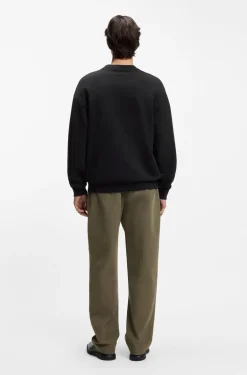 Sweatshirt aus Baumwoll-Terry mit Gradient-Logo