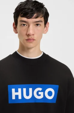 Sweatshirt aus Baumwoll-Terry mit Logo-Print