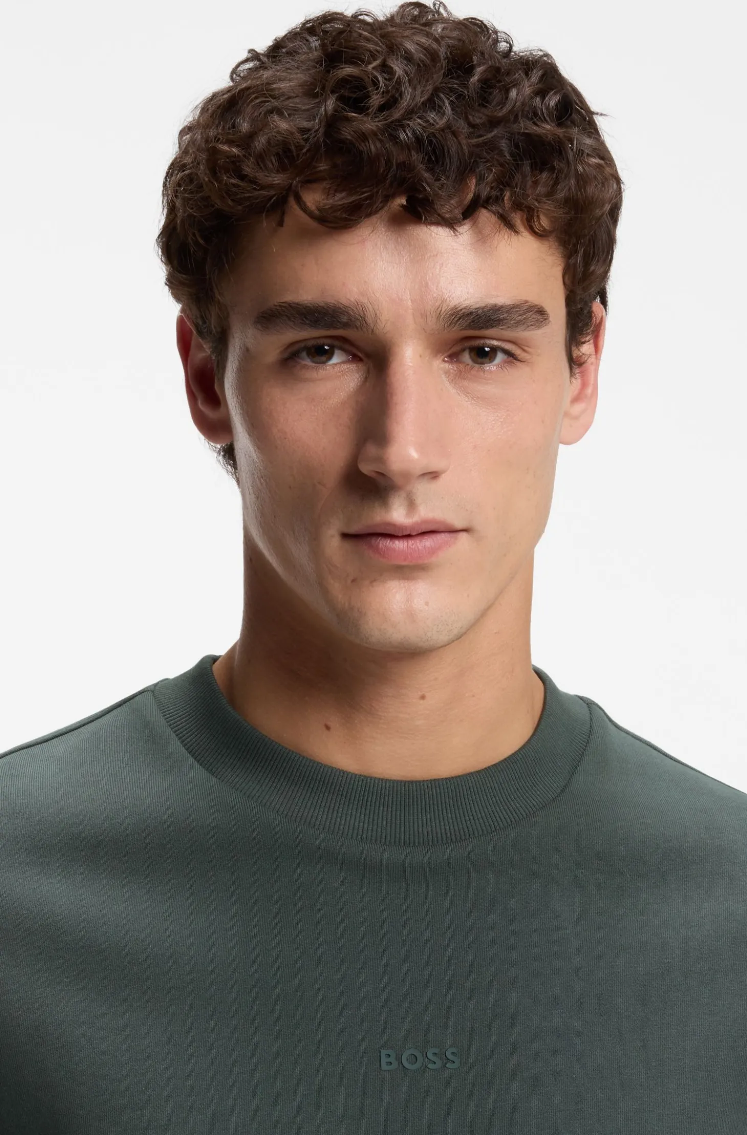 Sweatshirt aus Baumwoll-Terry mit Logo-Print