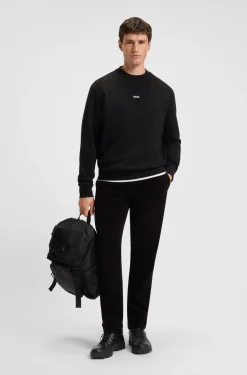 Sweatshirt aus Baumwoll-Terry mit Logo-Print