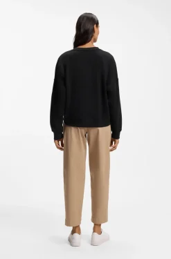Sweatshirt aus Baumwoll-Terry mit Logo in handschriftlichem Stil