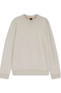 Sweatshirt aus Baumwoll-Terry mit Logo-Patch