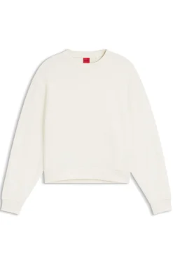 Sweatshirt aus Baumwoll-Terry mit Logo-Stickerei