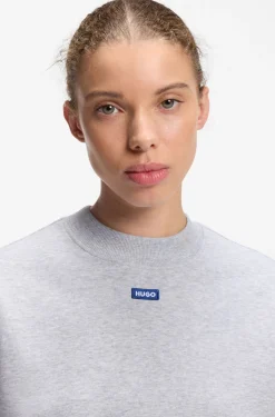 Sweatshirt aus Baumwoll-Terry mit Logo-Badge