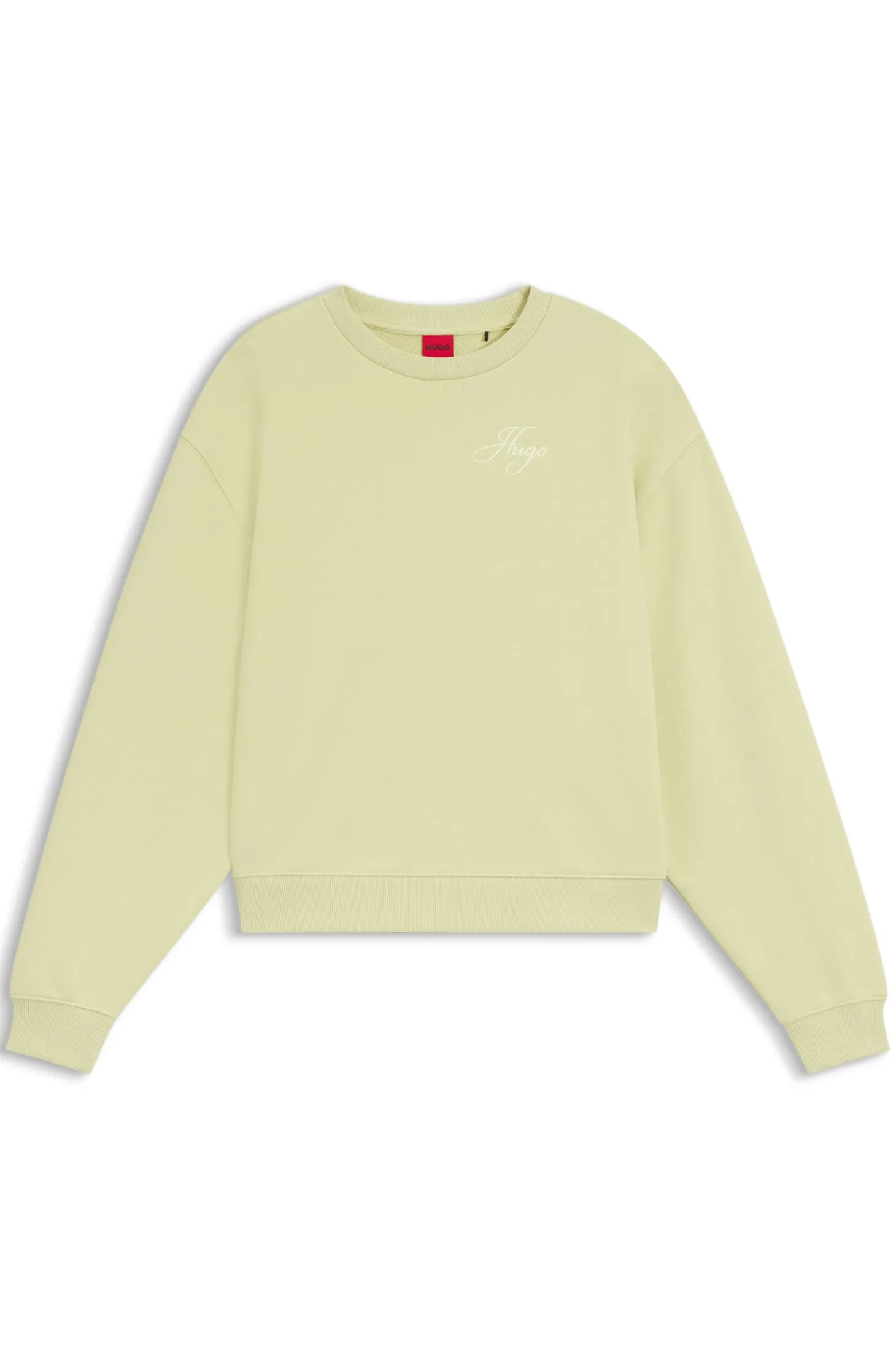 Sweatshirt aus Baumwoll-Terry mit Logo-Stickerei