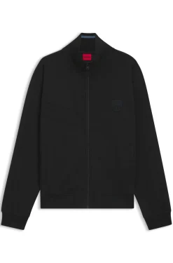Sweatshirt aus einem Baumwoll-Mix mit Drop-Needle-Streifen
