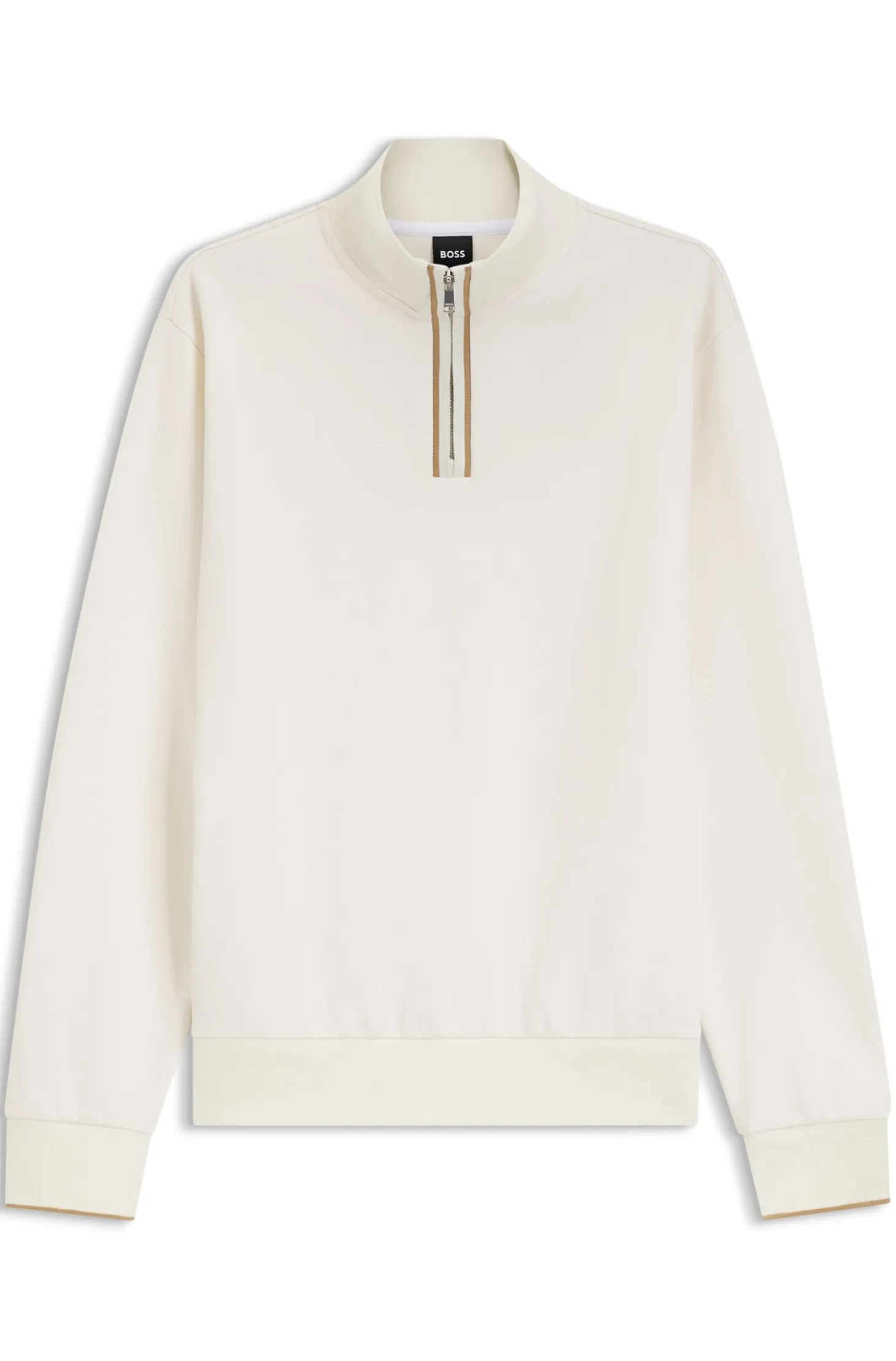 Sweatshirt mit Trichterkragen aus Baumwolle