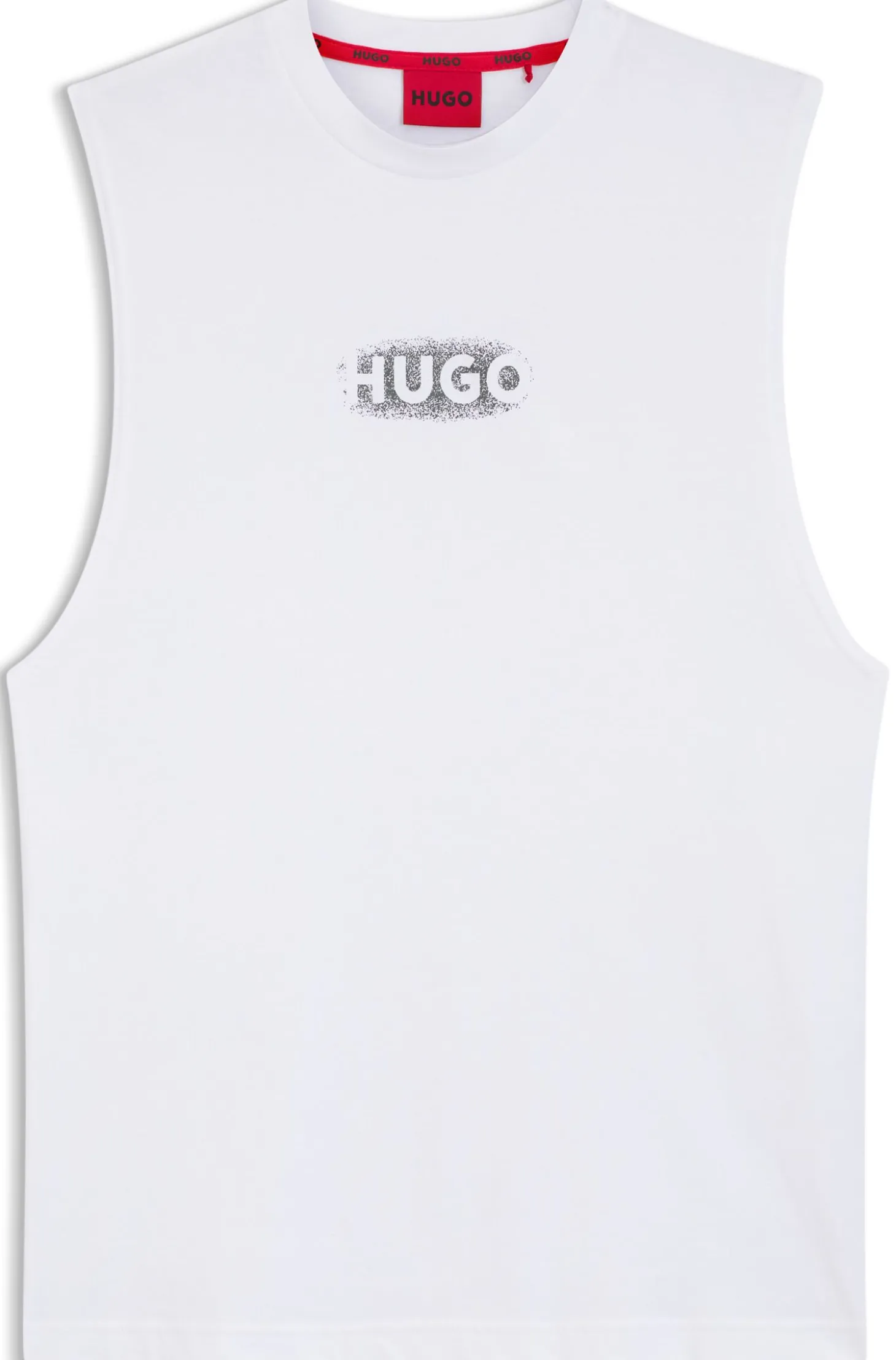 Tanktop aus Baumwoll-Jersey mit Logo-Print