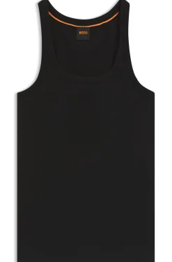 Tanktop aus Stretch-Baumwolle mit Racerback