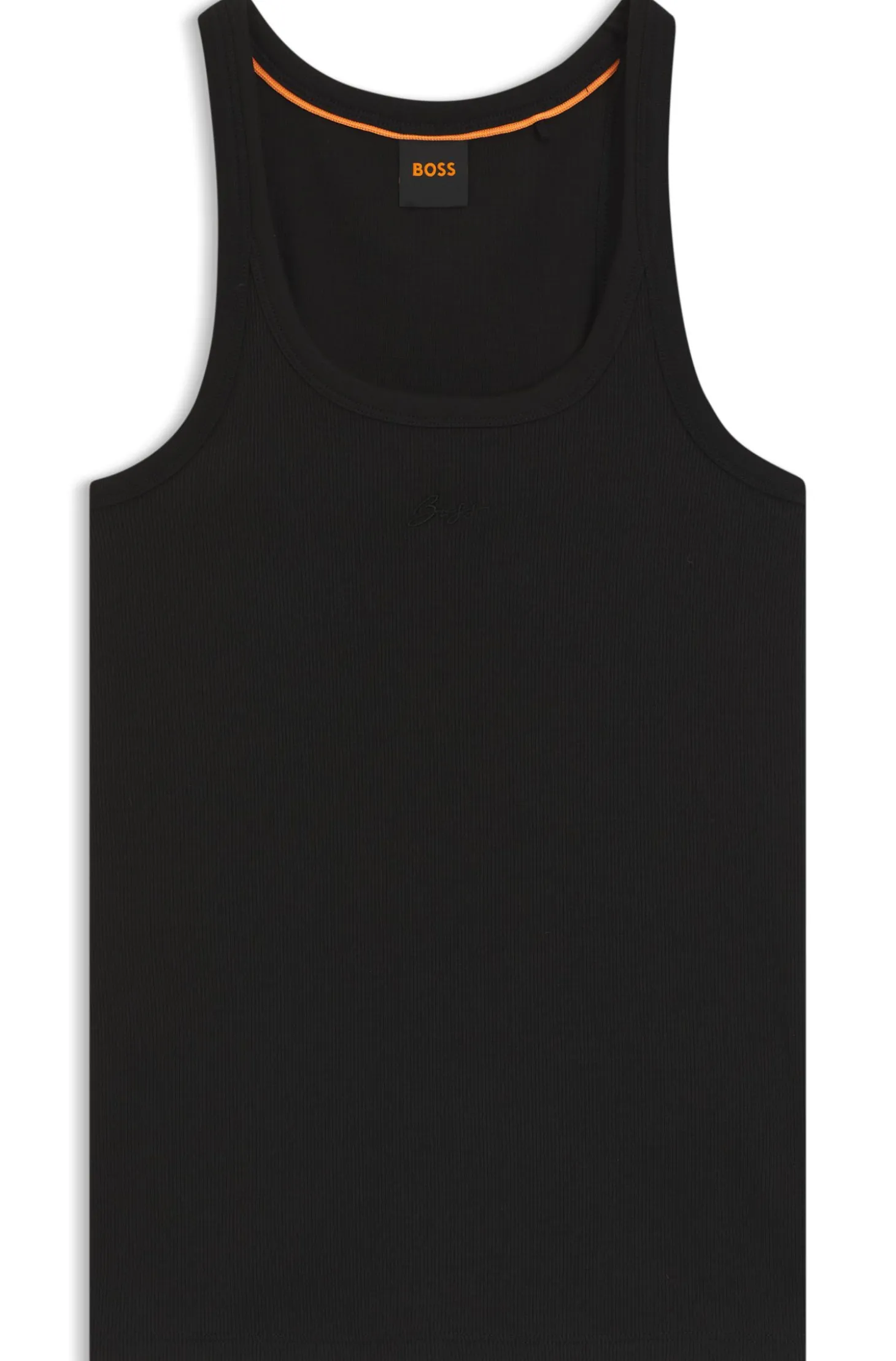 Tanktop aus Stretch-Baumwolle mit Racerback