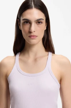 Tanktop aus Stretch-Baumwolle mit Racerback