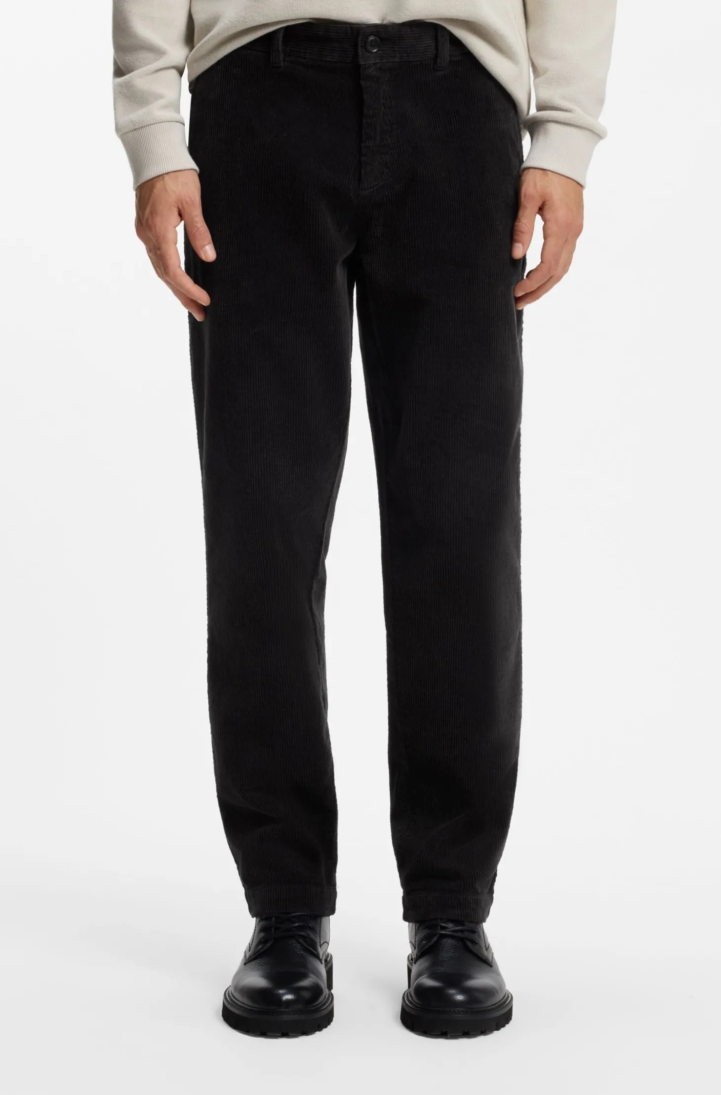 Tapered-Fit Cordhose aus Stretch-Baumwolle