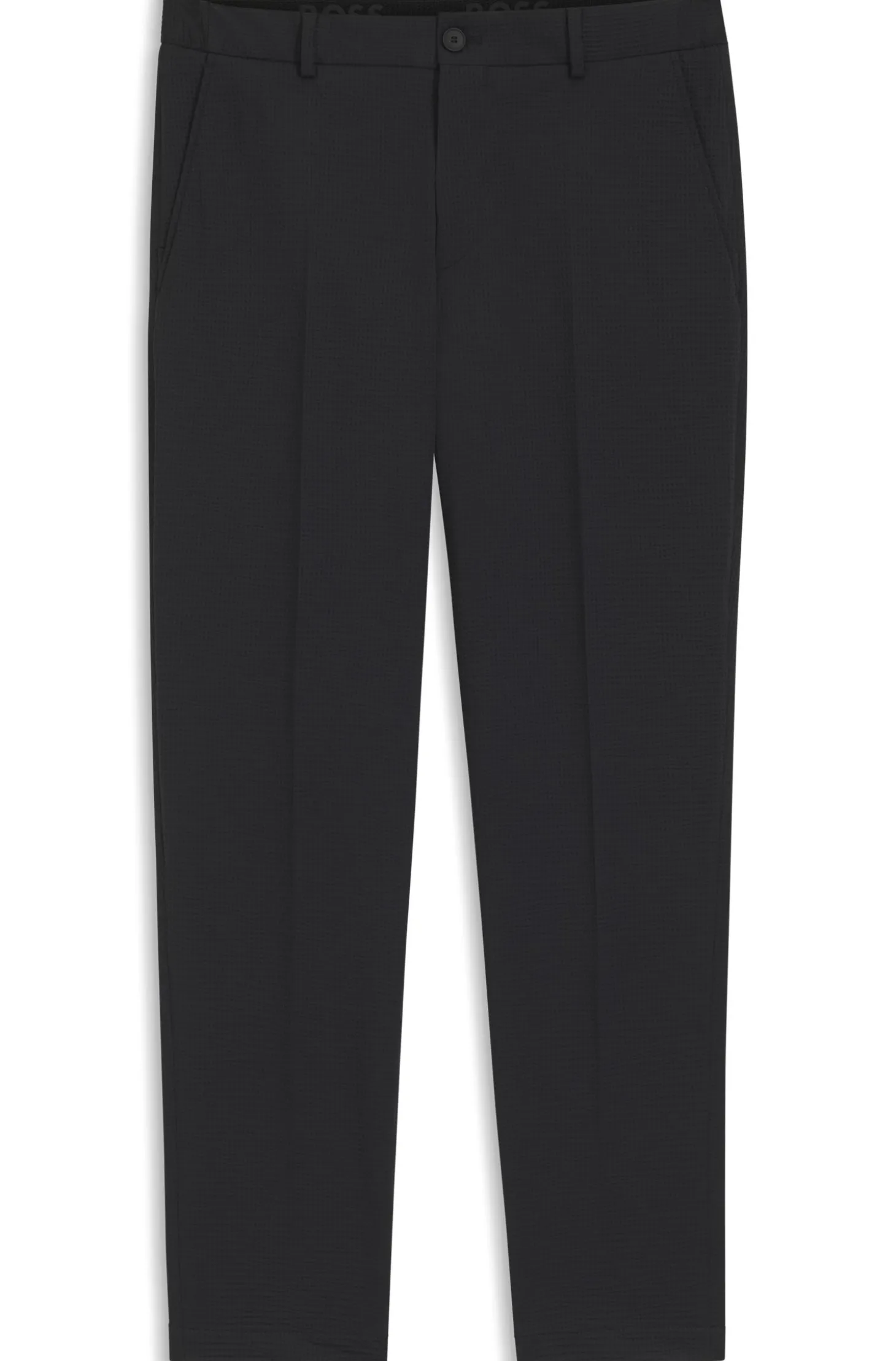 Tapered-Fit Hose aus elastischem Seersucker