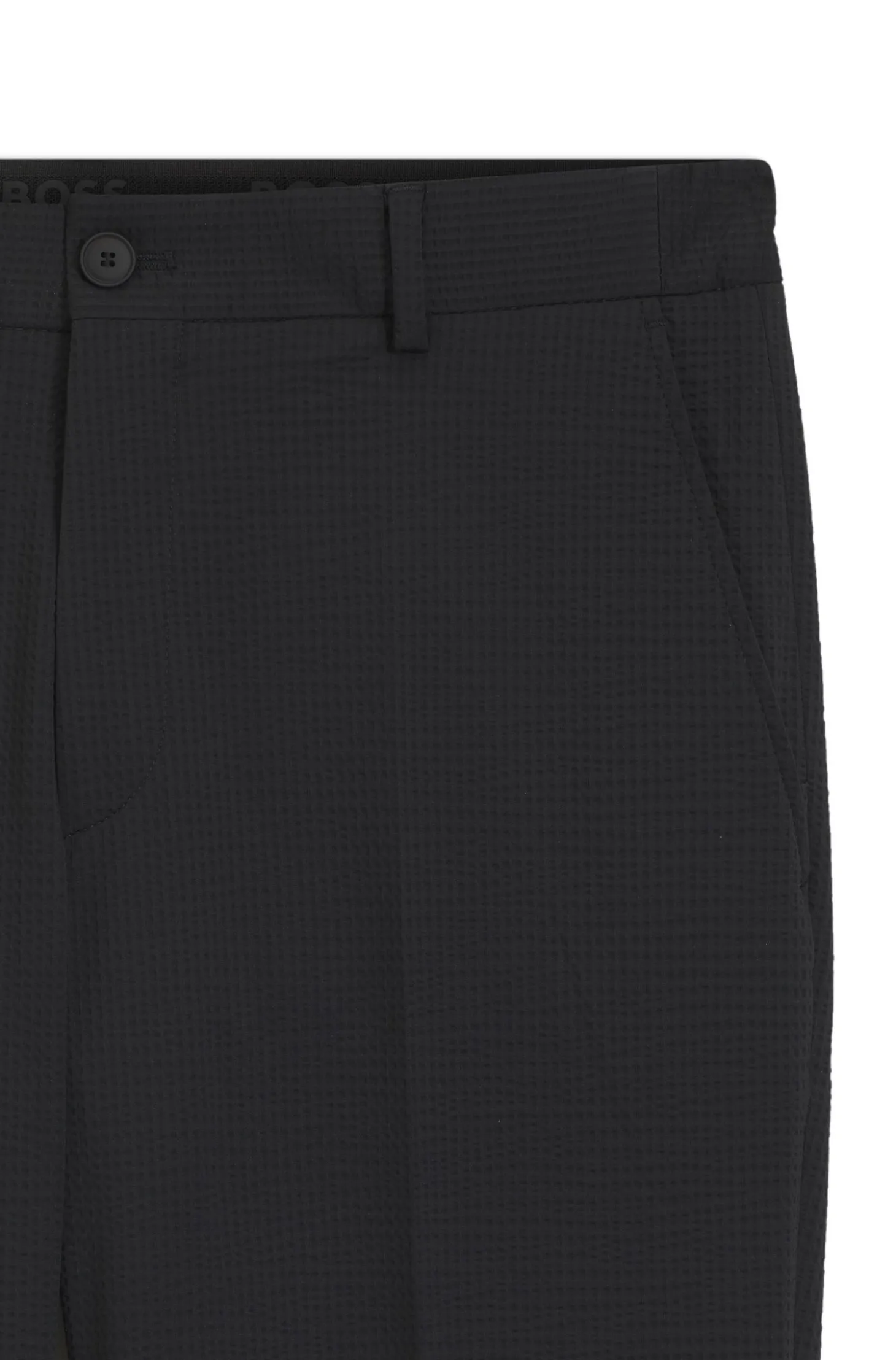 Tapered-Fit Hose aus elastischem Seersucker