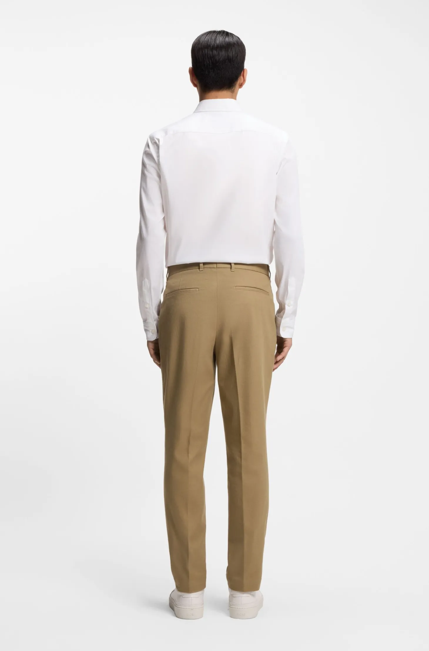 Tapered-Fit Hose aus elastischem Baumwoll-Twill