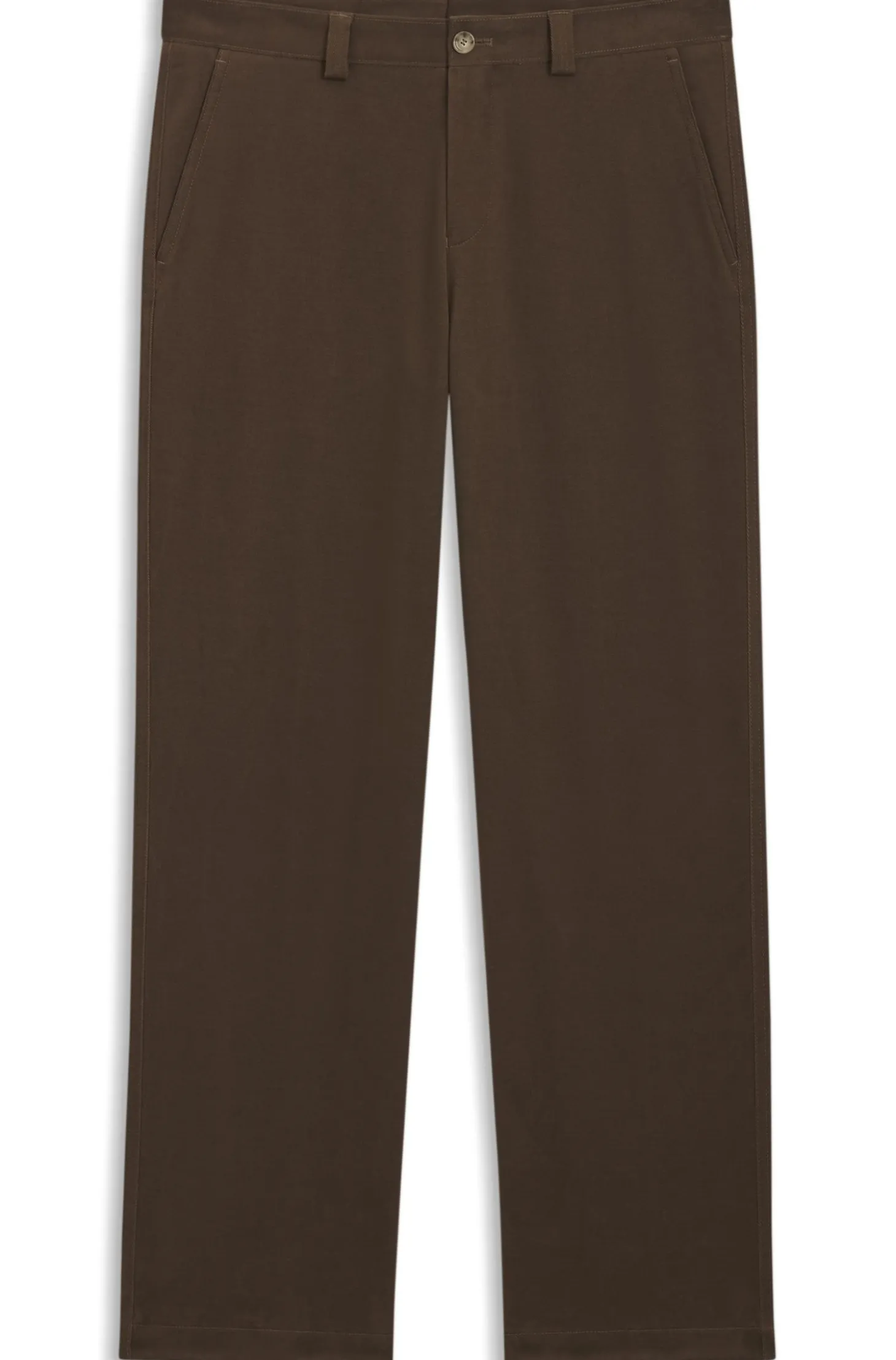 Tapered-Fit Hose aus gebürsteter Stretch-Baumwolle