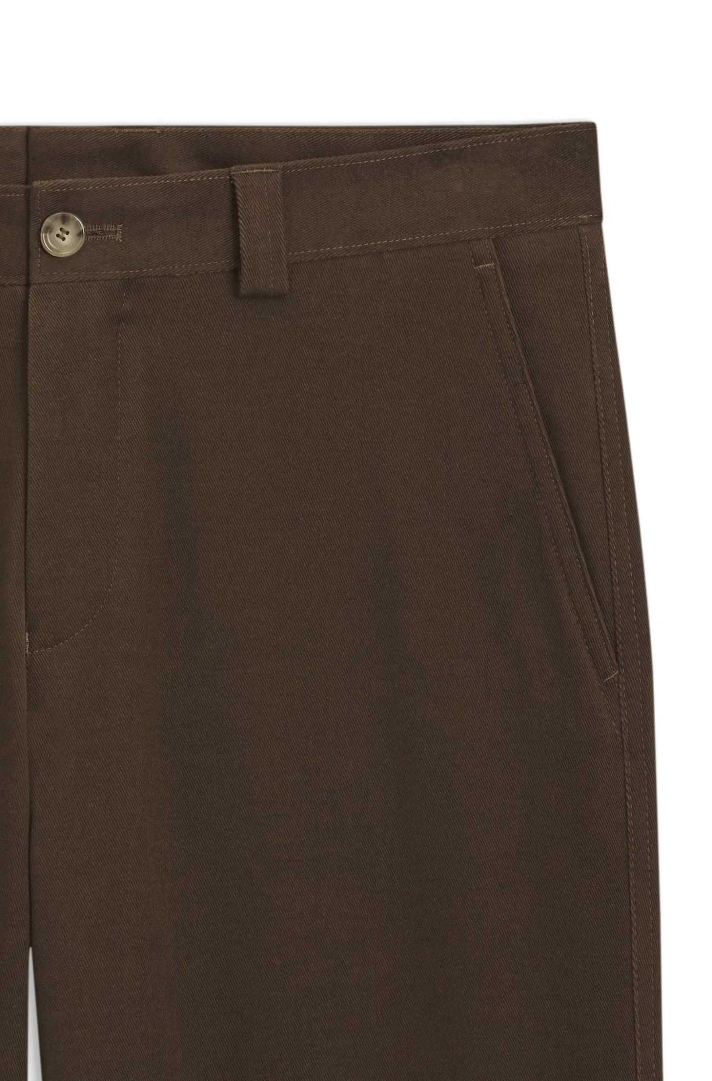 Tapered-Fit Hose aus gebürsteter Stretch-Baumwolle