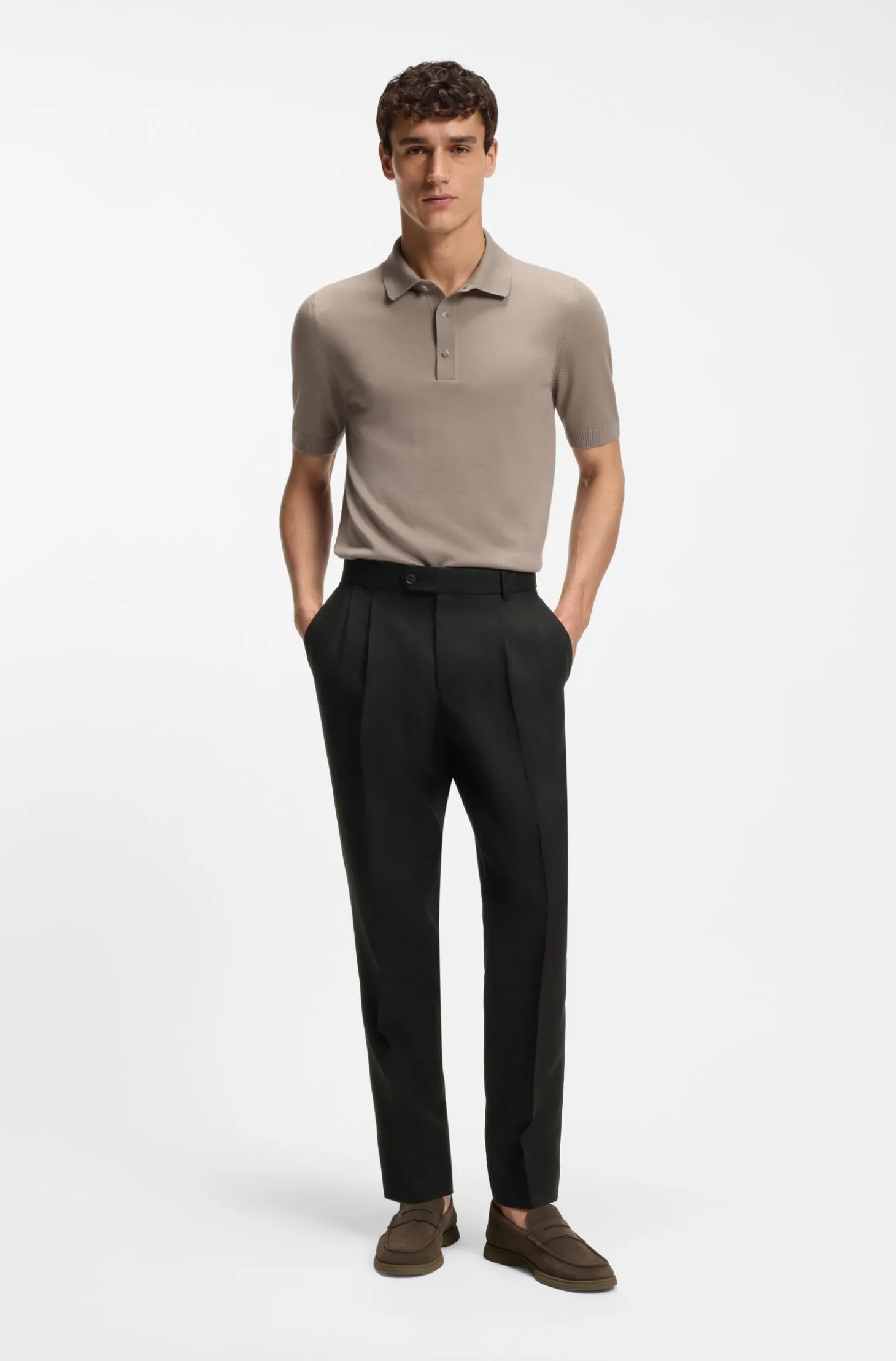 Tapered-Fit Hose aus Leinen