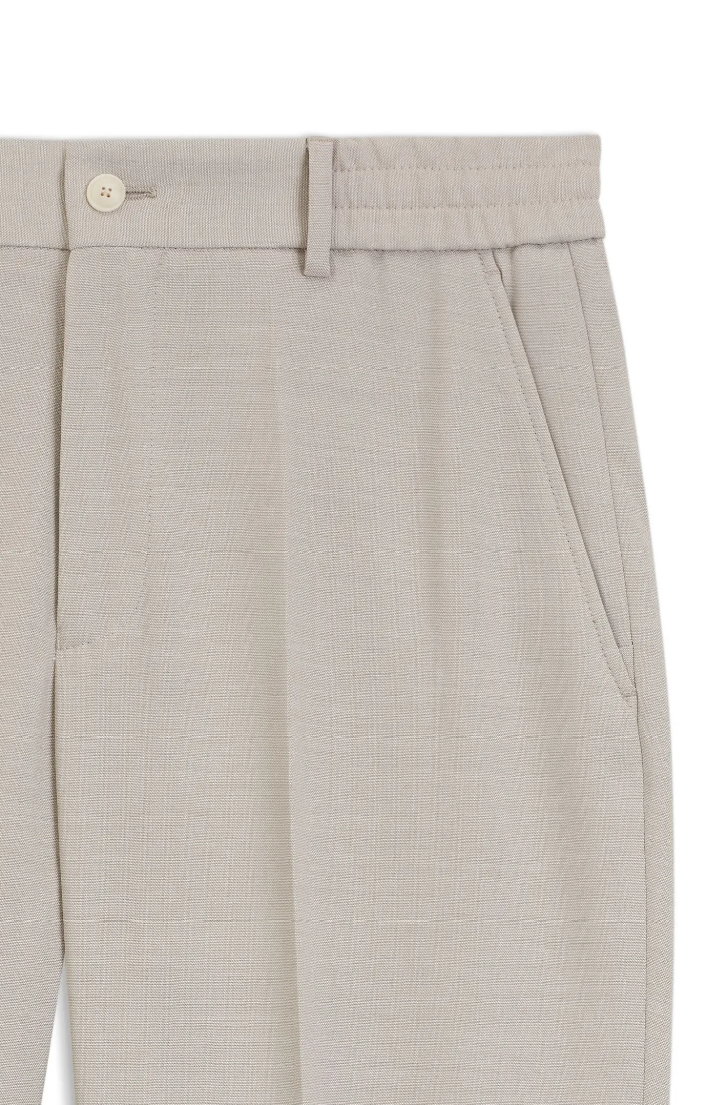 Tapered-Fit Hose aus Schurwolle mit dezentem Muster