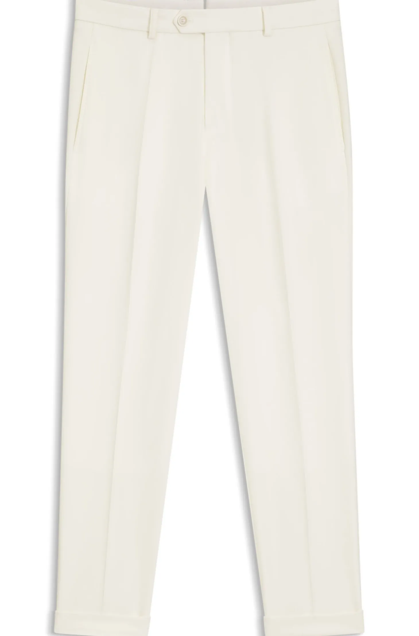 Tapered-Fit Hose aus Schurwolle mit Baumwolle