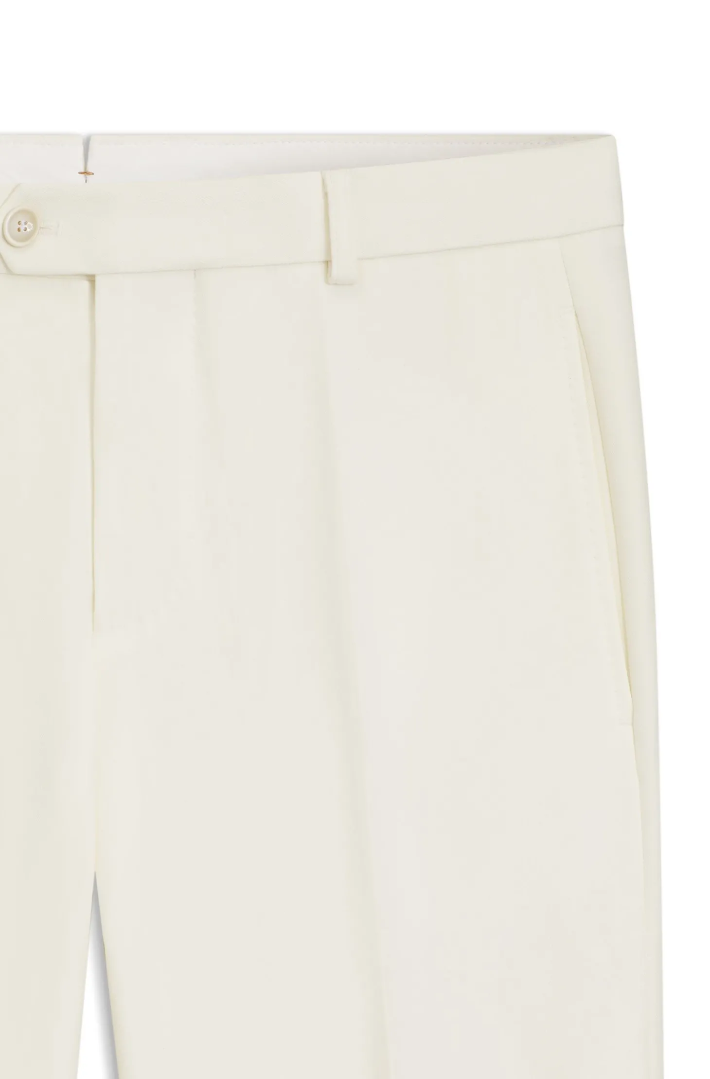 Tapered-Fit Hose aus Schurwolle mit Baumwolle