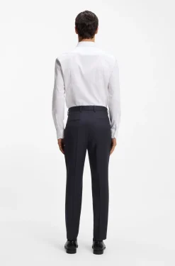 Tapered-Fit Hose aus Schurwoll-Serge