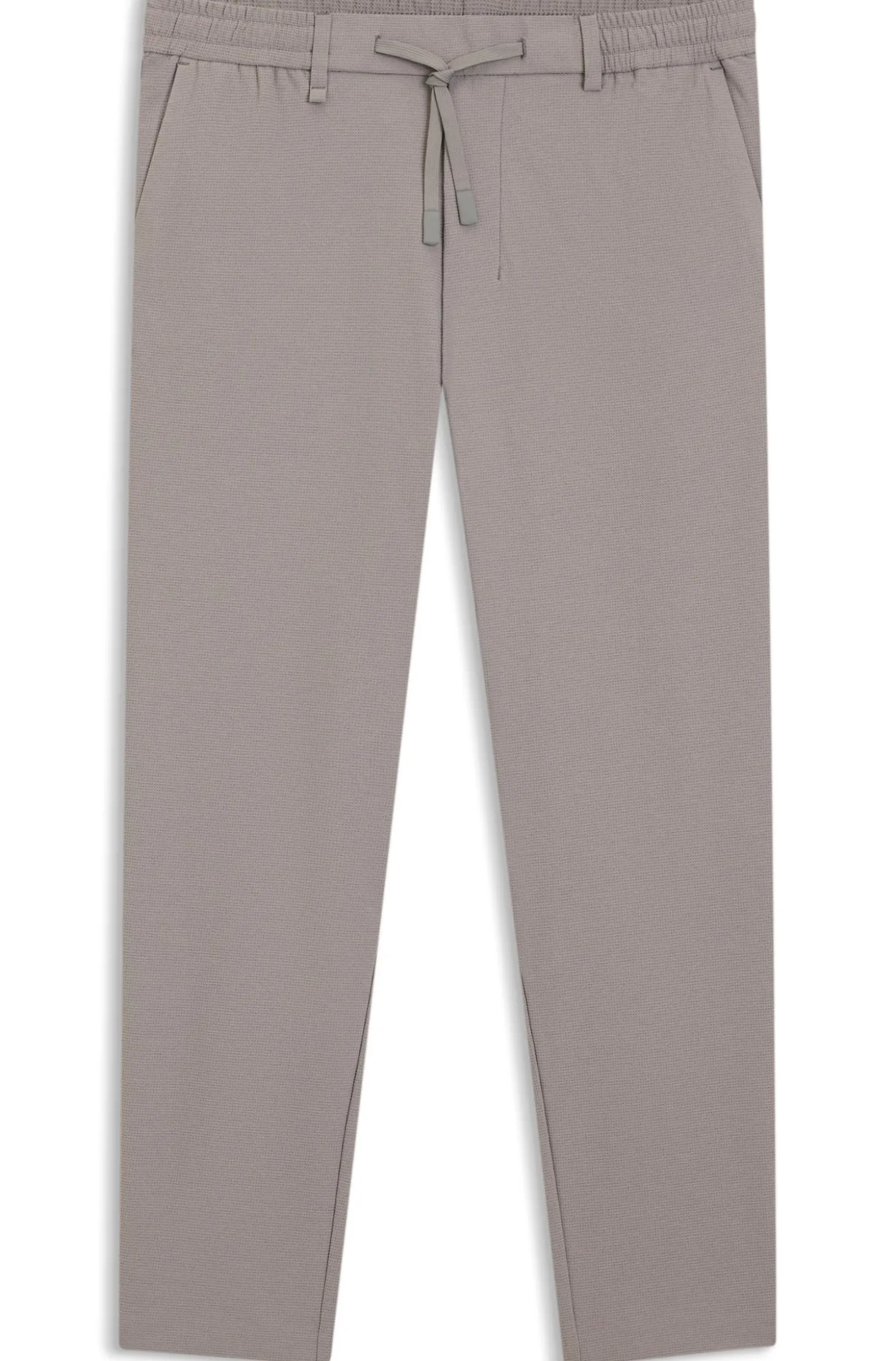 Tapered-Fit Hose aus Stretch-Gewebe mit Waffelstruktur