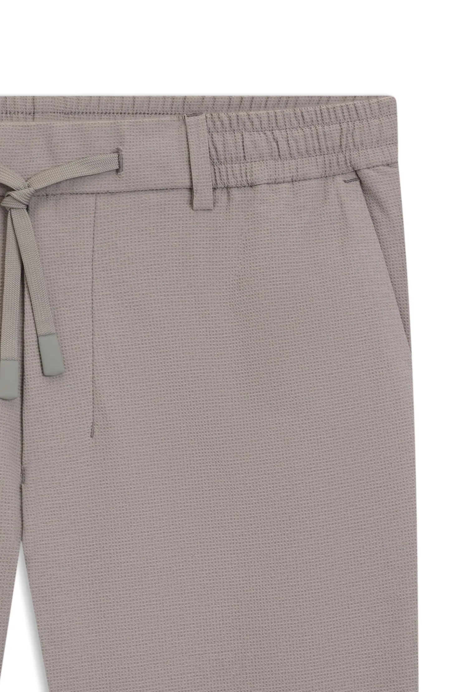 Tapered-Fit Hose aus Stretch-Gewebe mit Waffelstruktur