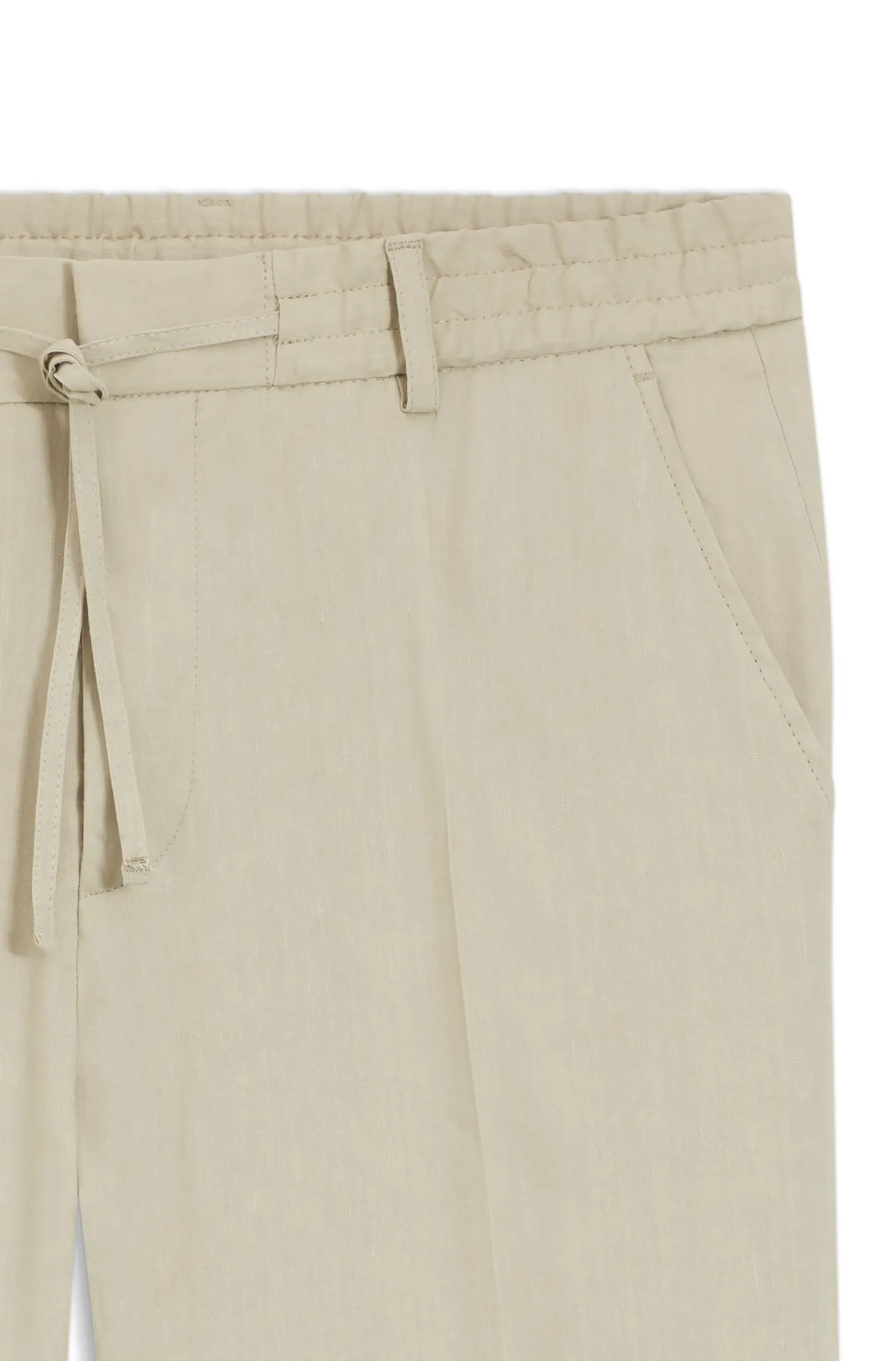 Tapered-Fit Hose aus waschbarem Tech-Leinen
