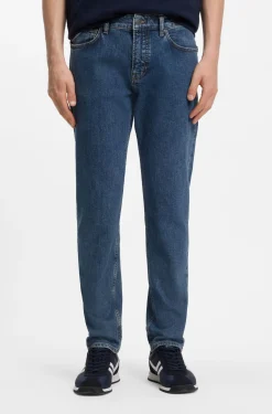 Tapered-Fit Jeans aus bequemem Stretch-Denim
