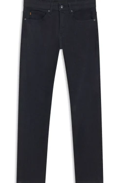 Tapered-Fit Jeans aus komfortablem Stretch-Denim in reinem Blau