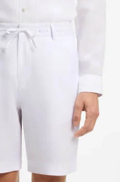 Tapered-Fit Shorts aus Leinen
